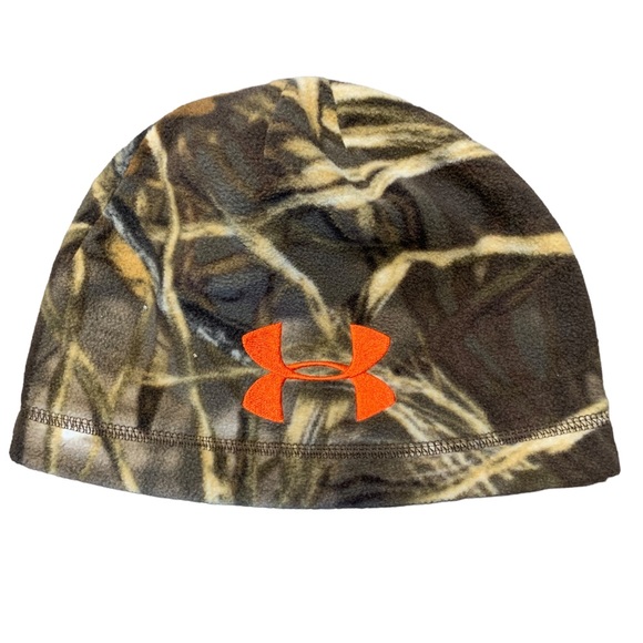 Under Armour Other - Under Armour Advantage Wetlands Camo print fleece hunting beanie OS